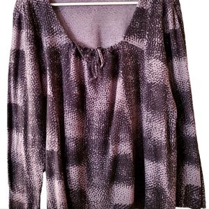 Daisy Fuentes Front Tie Top